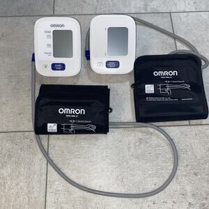 2 Units Omron 3 Series BP7100 Upper Arm Blood Pressure Monitor Tested!!!